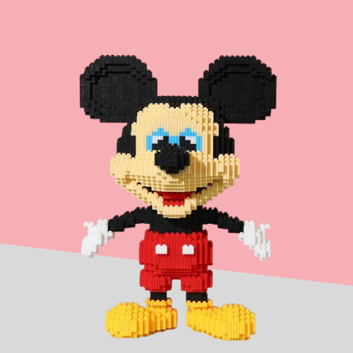 Klassische Maus - Mini-Baustein Bausatz - Figurenset