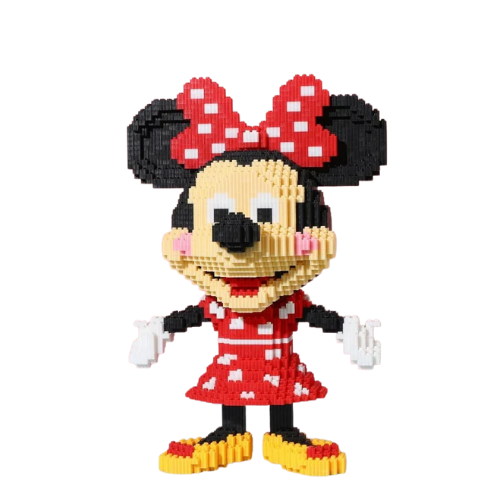 Klassische Maus - Mini-Baustein Bausatz - Figurenset