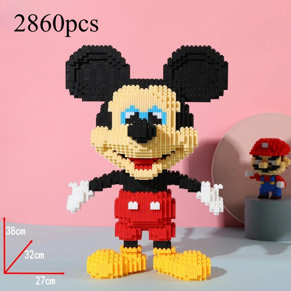 Klassische Maus - Mini-Baustein Bausatz - Figurenset