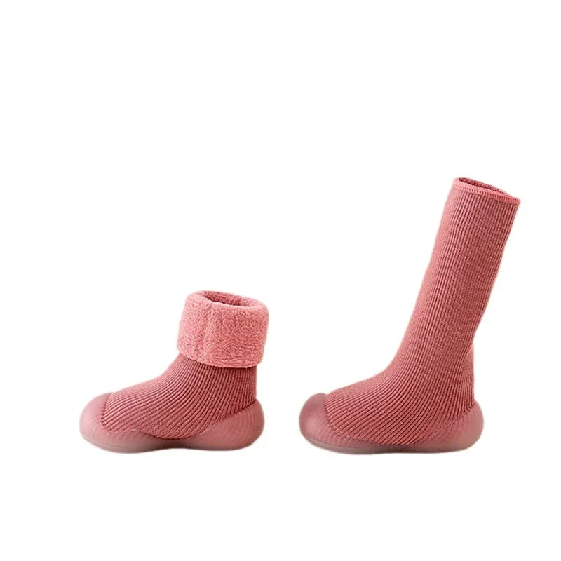 Warme Rutschfeste Babyschühchen - Winter Socken-Schuhe