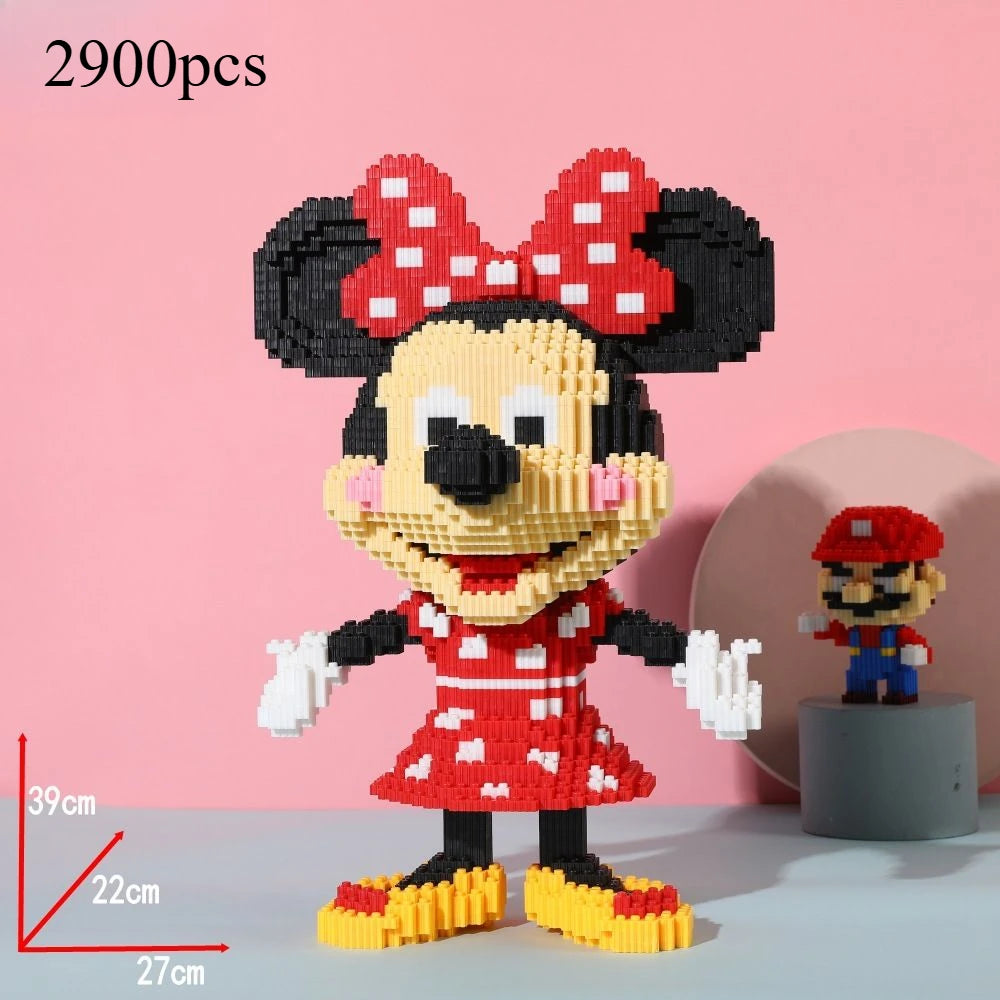 Klassische Maus - Mini-Baustein Bausatz - Figurenset