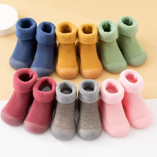 Warme Rutschfeste Babyschühchen - Winter Socken-Schuhe