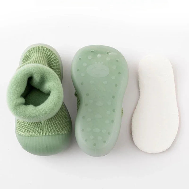 Warme Rutschfeste Babyschühchen - Winter Socken-Schuhe