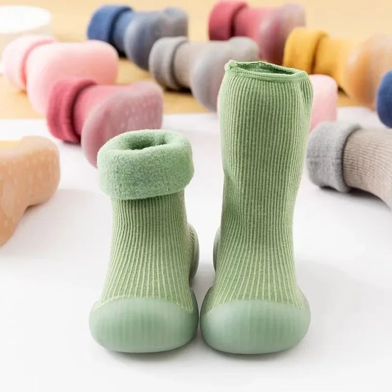 Warme Rutschfeste Babyschühchen - Winter Socken-Schuhe