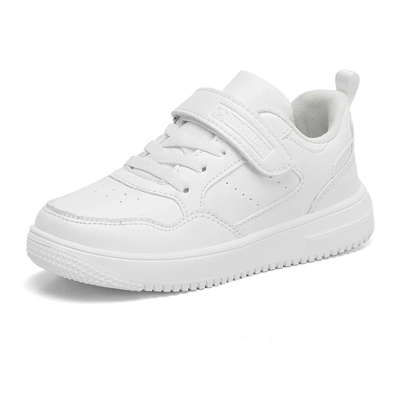 Kinder Sneaker - Lederoptik - Bequeme sportschuhe - Rutschfest