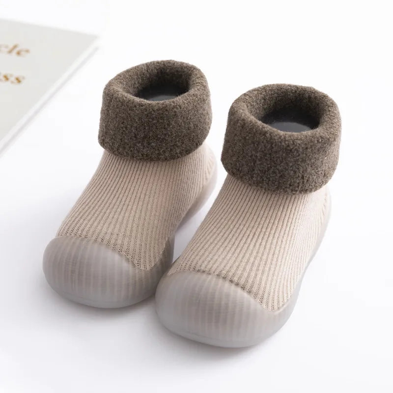 Warme Rutschfeste Babyschühchen - Winter Socken-Schuhe