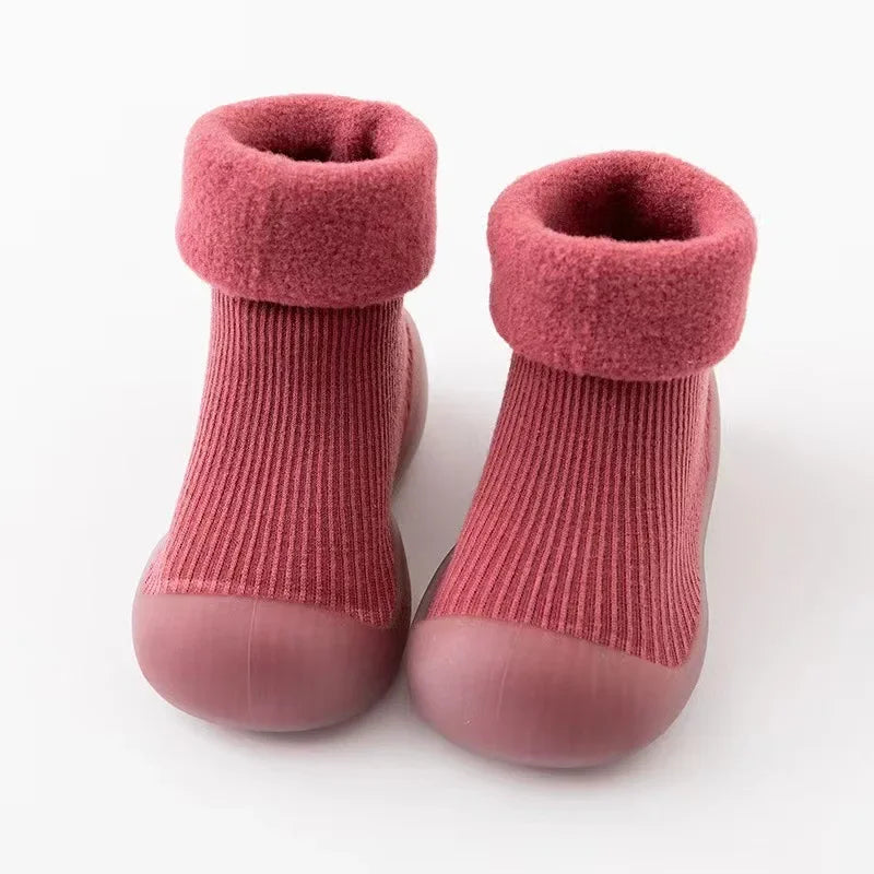 Warme Rutschfeste Babyschühchen - Winter Socken-Schuhe