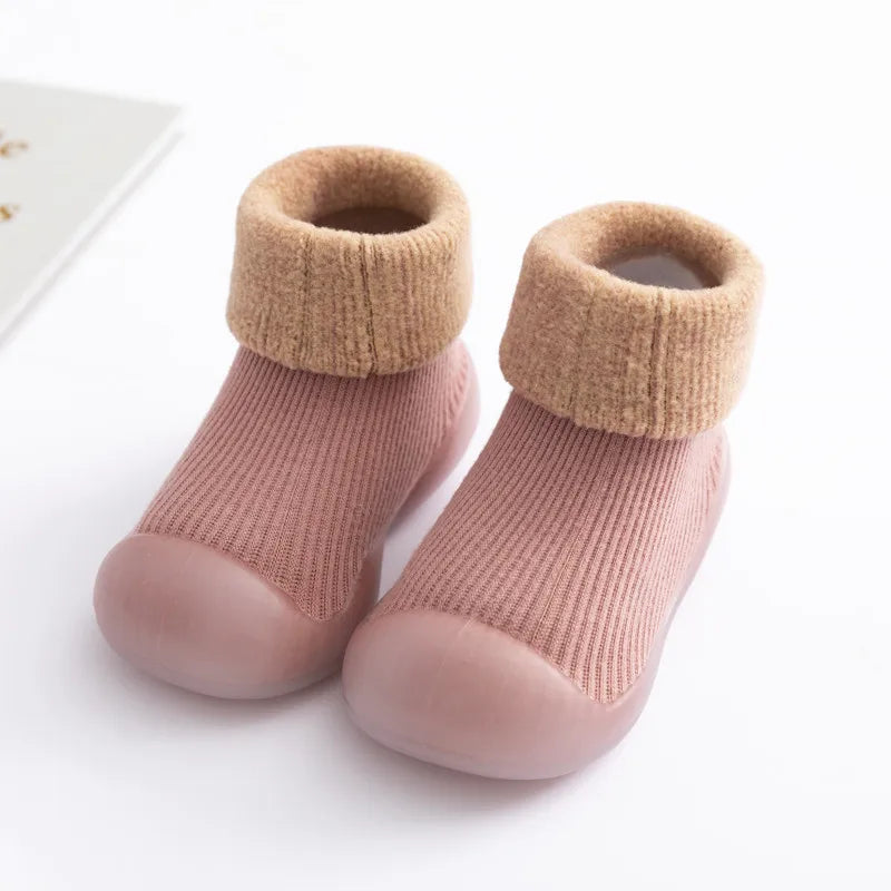 Warme Rutschfeste Babyschühchen - Winter Socken-Schuhe
