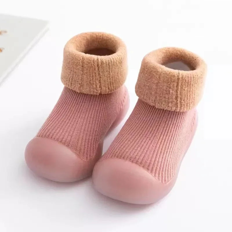 Warme Rutschfeste Babyschühchen - Winter Socken-Schuhe