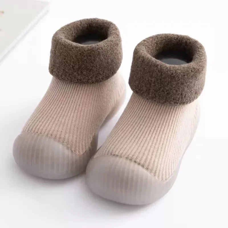 Warme Rutschfeste Babyschühchen - Winter Socken-Schuhe