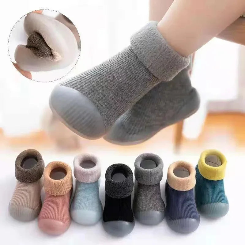 Warme Rutschfeste Babyschühchen - Winter Socken-Schuhe