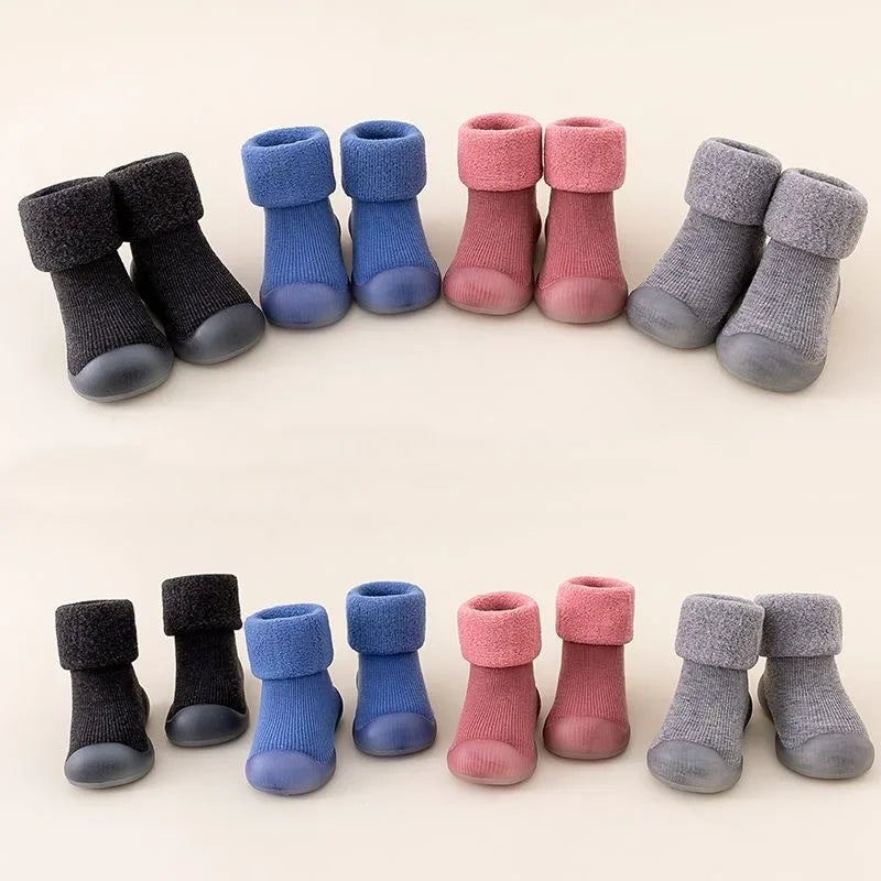 Warme Rutschfeste Babyschühchen - Winter Socken-Schuhe