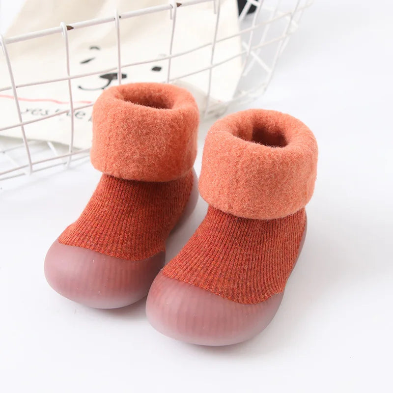 Warme Rutschfeste Babyschühchen - Winter Socken-Schuhe