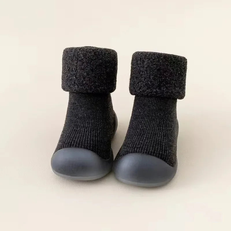 Warme Rutschfeste Babyschühchen - Winter Socken-Schuhe