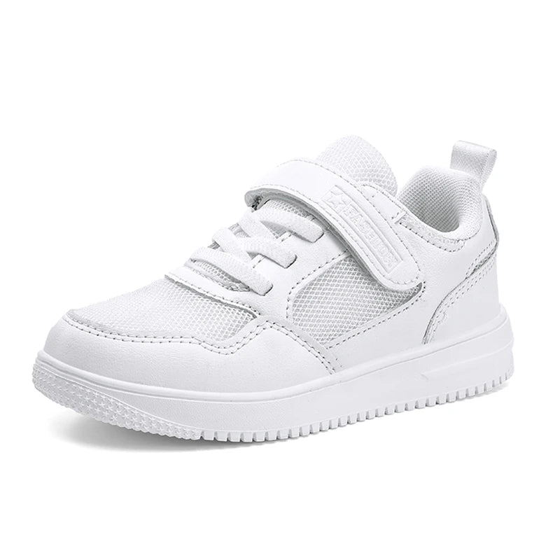 Kinder Sneaker - Lederoptik - Bequeme sportschuhe - Rutschfest