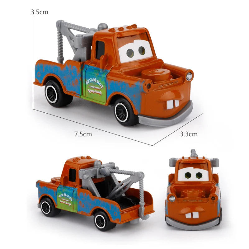 7 Teile/satz Disney Pixar Auto 3 Lightning m/c/Queen Jackson Storm Mack Truck 1:55 Diecast Metall Auto Modell Spielzeug junge Weihnachten Geschenk