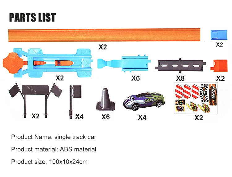 Stunt Geschwindigkeit Doppel Auto Räder Modell Spielzeug Für Kinder Racing Track Diy Montiert Schiene Kits Pädagogisches Interaktive Junge Kinder Spielzeug
