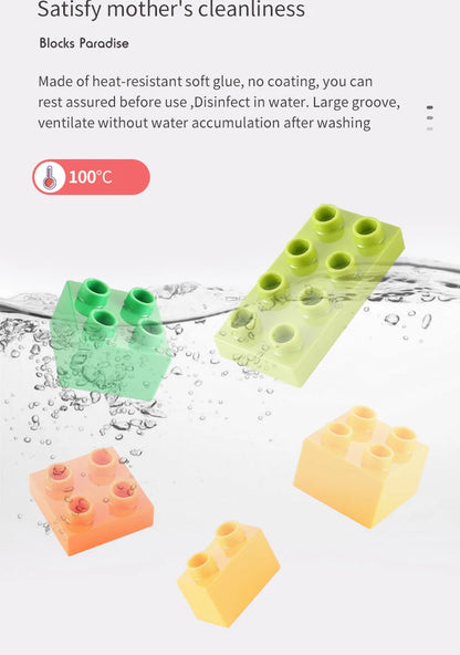 Neueste Große Größe Plattenspieler Marmor Rennen Run Bausteine Kreative Klavier DIY Blöcke Kunststoff Trichter Rutsche DIY Montage Ziegel