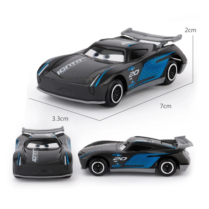 7 Teile/satz Disney Pixar Auto 3 Lightning m/c/Queen Jackson Storm Mack Truck 1:55 Diecast Metall Auto Modell Spielzeug junge Weihnachten Geschenk