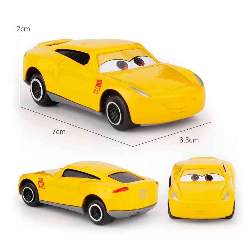 7 Teile/satz Disney Pixar Auto 3 Lightning m/c/Queen Jackson Storm Mack Truck 1:55 Diecast Metall Auto Modell Spielzeug junge Weihnachten Geschenk