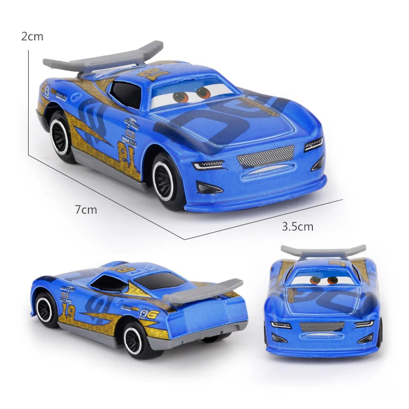 7 Teile/satz Disney Pixar Auto 3 Lightning m/c/Queen Jackson Storm Mack Truck 1:55 Diecast Metall Auto Modell Spielzeug junge Weihnachten Geschenk