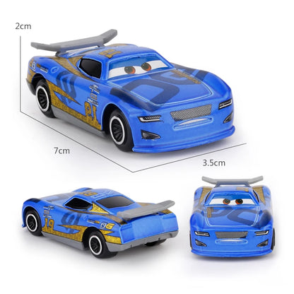 7 Teile/satz Disney Pixar Auto 3 Lightning m/c/Queen Jackson Storm Mack Truck 1:55 Diecast Metall Auto Modell Spielzeug junge Weihnachten Geschenk