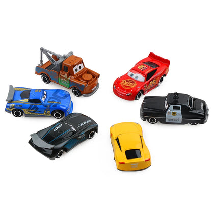 7 Teile/satz Disney Pixar Auto 3 Lightning m/c/Queen Jackson Storm Mack Truck 1:55 Diecast Metall Auto Modell Spielzeug junge Weihnachten Geschenk