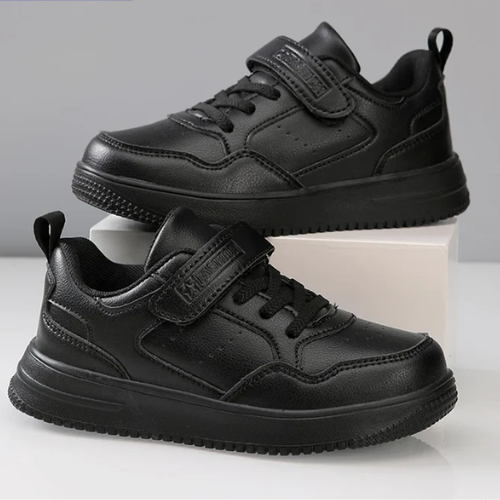Kinder Sneaker - Lederoptik - Bequeme sportschuhe - Rutschfest