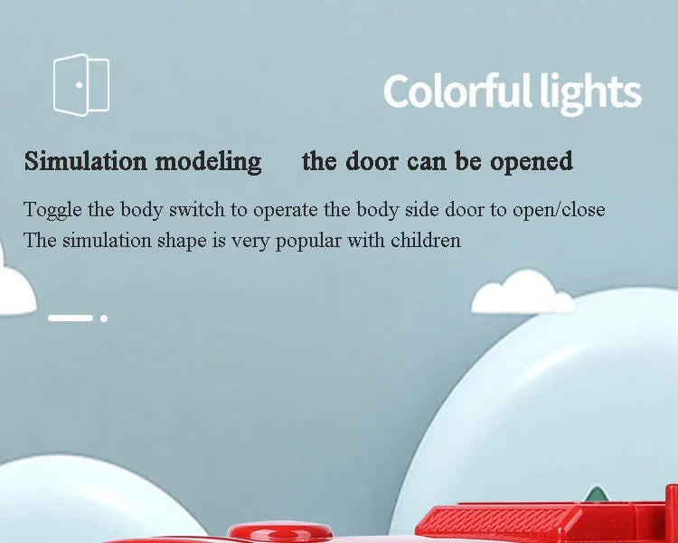 Hohe Qualität Simulation Bus Große Größe Drop-beständig Licht Musik Trägheit Bus Modell Zurückziehen Auto Pädagogisches Spielzeug Geschenke