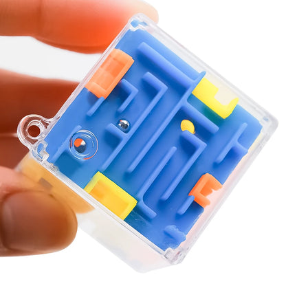 3D-Labyrinth Würfel & Kugel - Mini-Puzzle-Spiel für Kinder - Stressabbau & Lernspielzeug