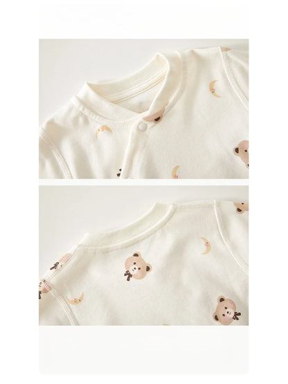 Neugeborenen Baby Basis Shirt + Hosen 2-teiliges Set Herbst und Winter Cartoon Reine Baumwolle Top + Hosen 0-18M Neugeborenen Baby Pyjamas