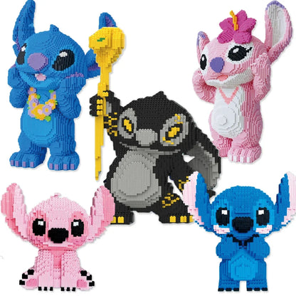 Schwarzes Alien - Mini-Baustein Bausatz - Figurenset