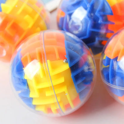 3D-Labyrinth Würfel & Kugel - Mini-Puzzle-Spiel für Kinder - Stressabbau & Lernspielzeug