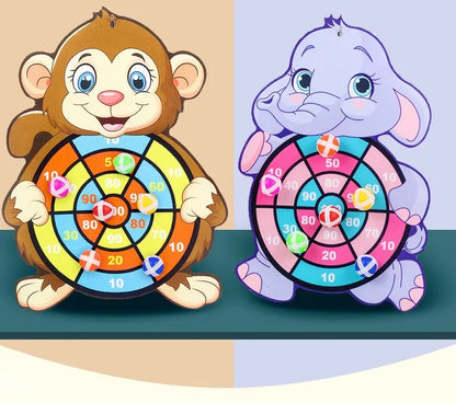Kinder-Dartspiel mit Klettbällen - Lern- & Geschicklichkeitsspiel ab 3 Jahren