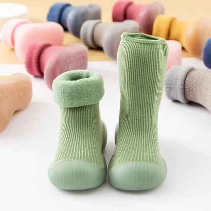 Warme Rutschfeste Babyschühchen - Winter Socken-Schuhe