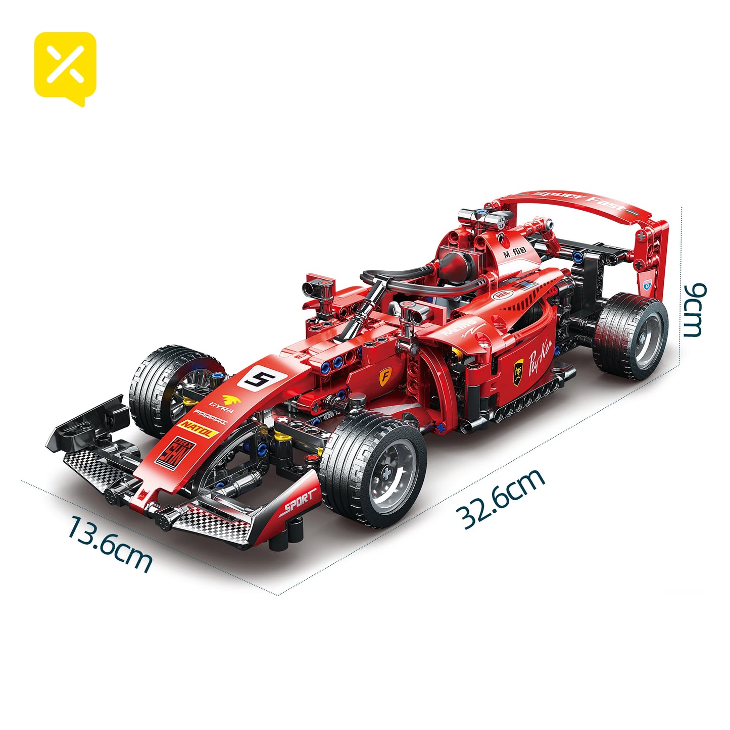 RC Rennwagen Bausatz - Ferngesteuertes Sportauto Model