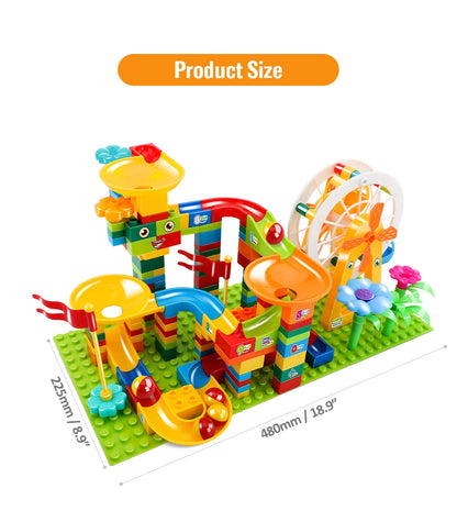 Marble Run - Kugelbahn Bau-Set für Kinder - mit LED & Riesenrad