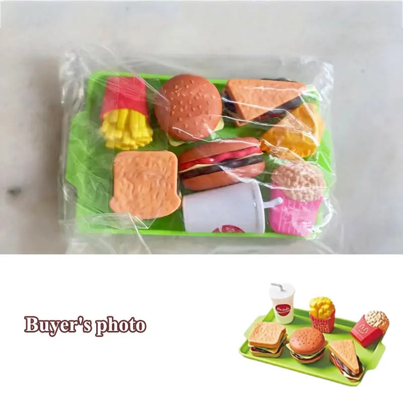 Kinderküchen Zubehör Set – Burger, Kekse & mehr