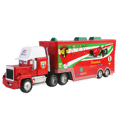 1:55 disney pixar autos 2 3 spielzeug blitz mcqueen mack onkel lkw mater fritter miss druckguss modell auto spielzeug kinder weihnachts geschenke