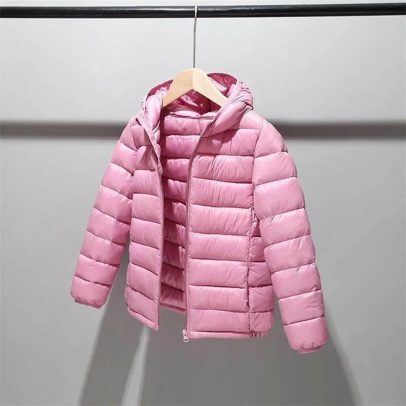 Herbst & Winter Kinder Daunenjacke - Leicht & Warm - 3-10 Jahre