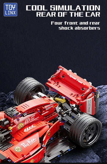 RC Rennwagen Bausatz - Ferngesteuertes Sportauto Model