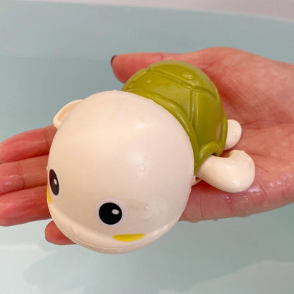 Badespielzeug für Babys - Schwimmende Tiere zum Aufziehen
