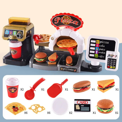 Kinder Spielküche Fast Food Set - mit Licht & Sound