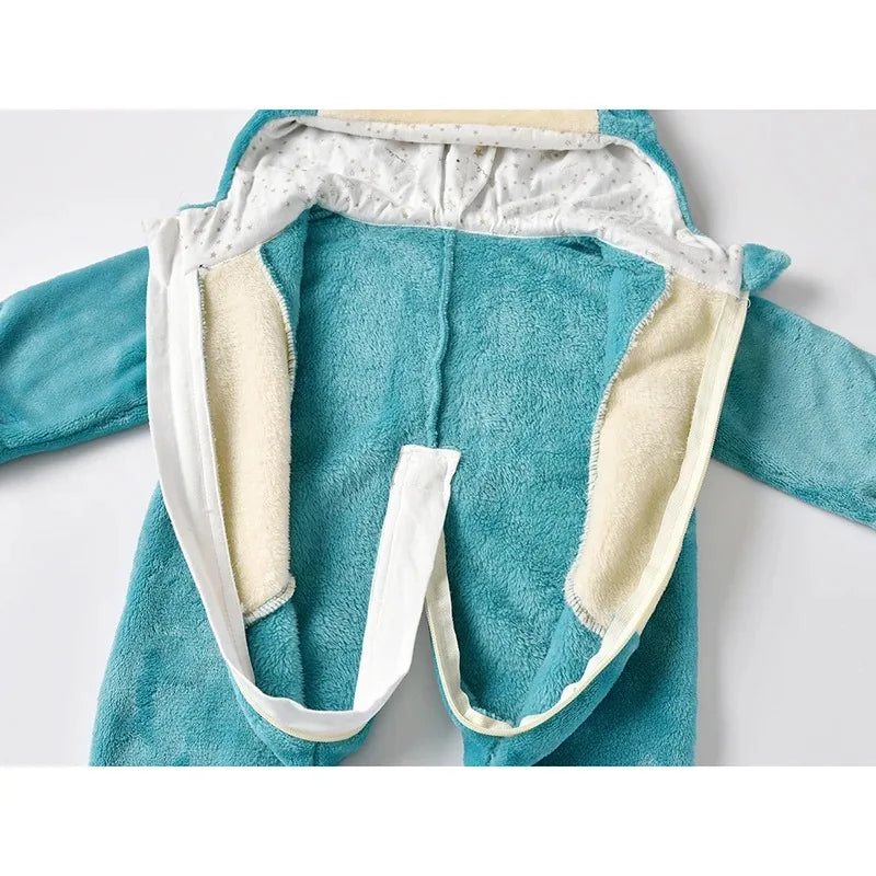 Miniso Pikachu Baby Overall Niedlicher Snorlax Strampler Kleinkind Säugling Neugeborenen Body Kinder Cosplay Winter Kapuzen Outfits