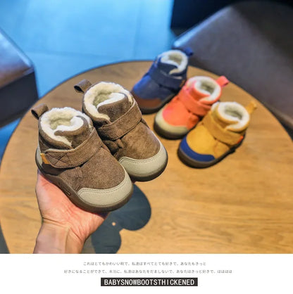 Kleinkind Baby Stiefel Winter Jungen Mädchen Warme Baby Schnee Schuhe Plüsch Weichen Boden Säuglings Schuhe Neugeborenen Baby Outdoor Turnschuhe Kinder Stiefel