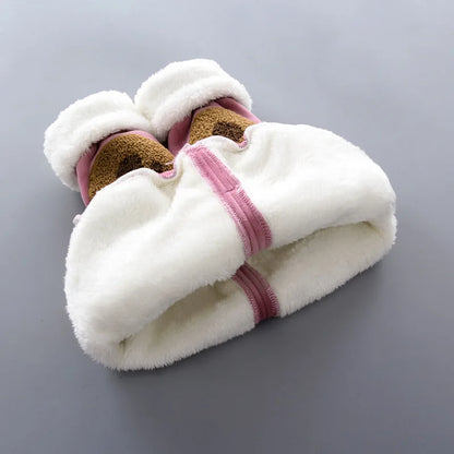 3PCS Winter Herbst Kleinkind Baby Jungen Mädchen Kleidung Baby Pullover Mantel + Hosen + Kapuze Weste Outfit Set Infant warme Kleidung Anzüge
