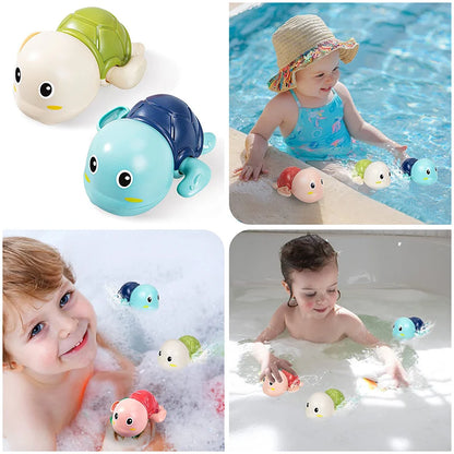Badespielzeug für Babys - Schwimmende Tiere zum Aufziehen