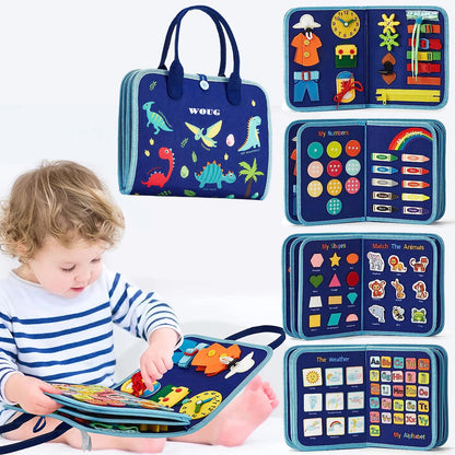 Montessori Busy Board - Motorik & Lernspielzeug für Kleinkinder