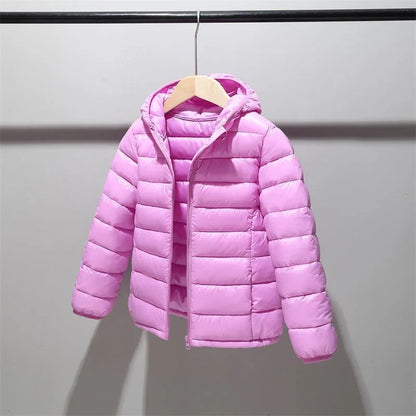 Herbst & Winter Kinder Daunenjacke - Leicht & Warm - 3-10 Jahre