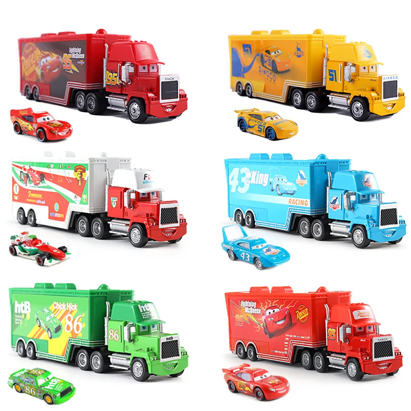 Cars und Trucks Spielzeugset - Spielzeug Geschenk für Kinder